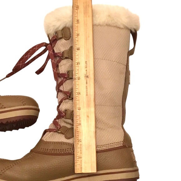 L.L. Bean Rangeley Women’s Tall Insulated PAC Boots Size 7M Waterproof Tan - Picture 11 of 16